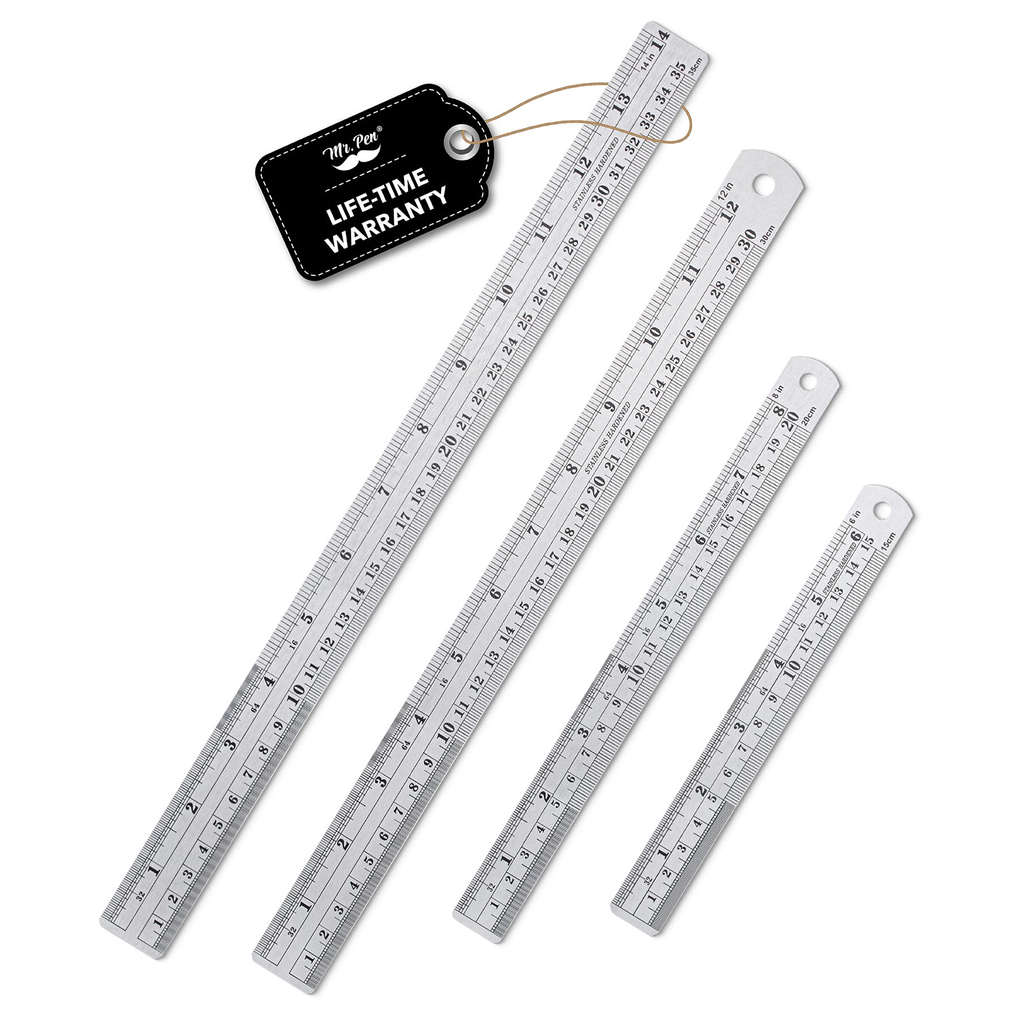 Dennis Lab Stationery Ruler Set Natural