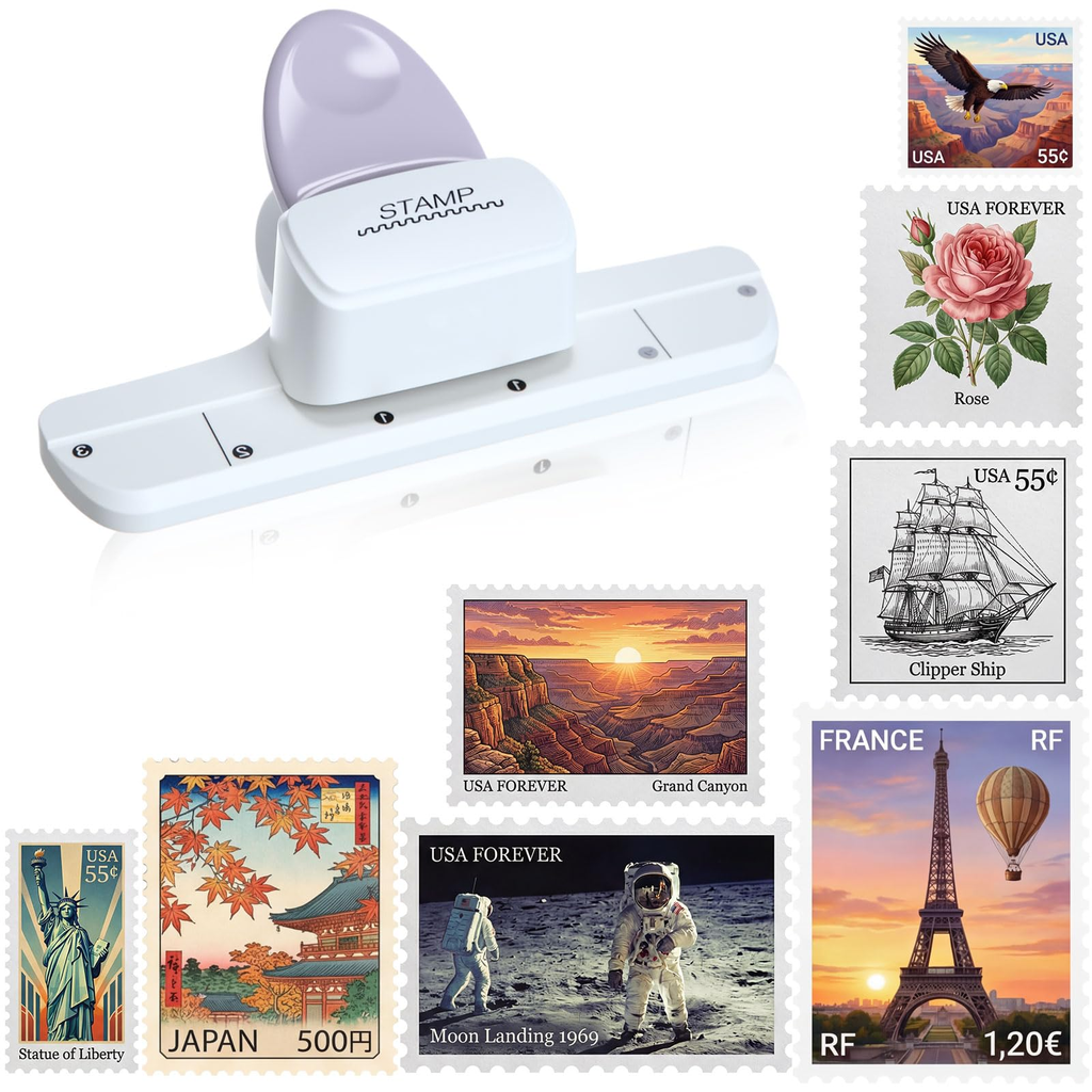 Dennis Lab Stationery Mini Hole Punch Sage