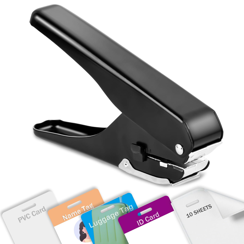 Dennis Lab Stationery Adjustable Hole Punch Assorted