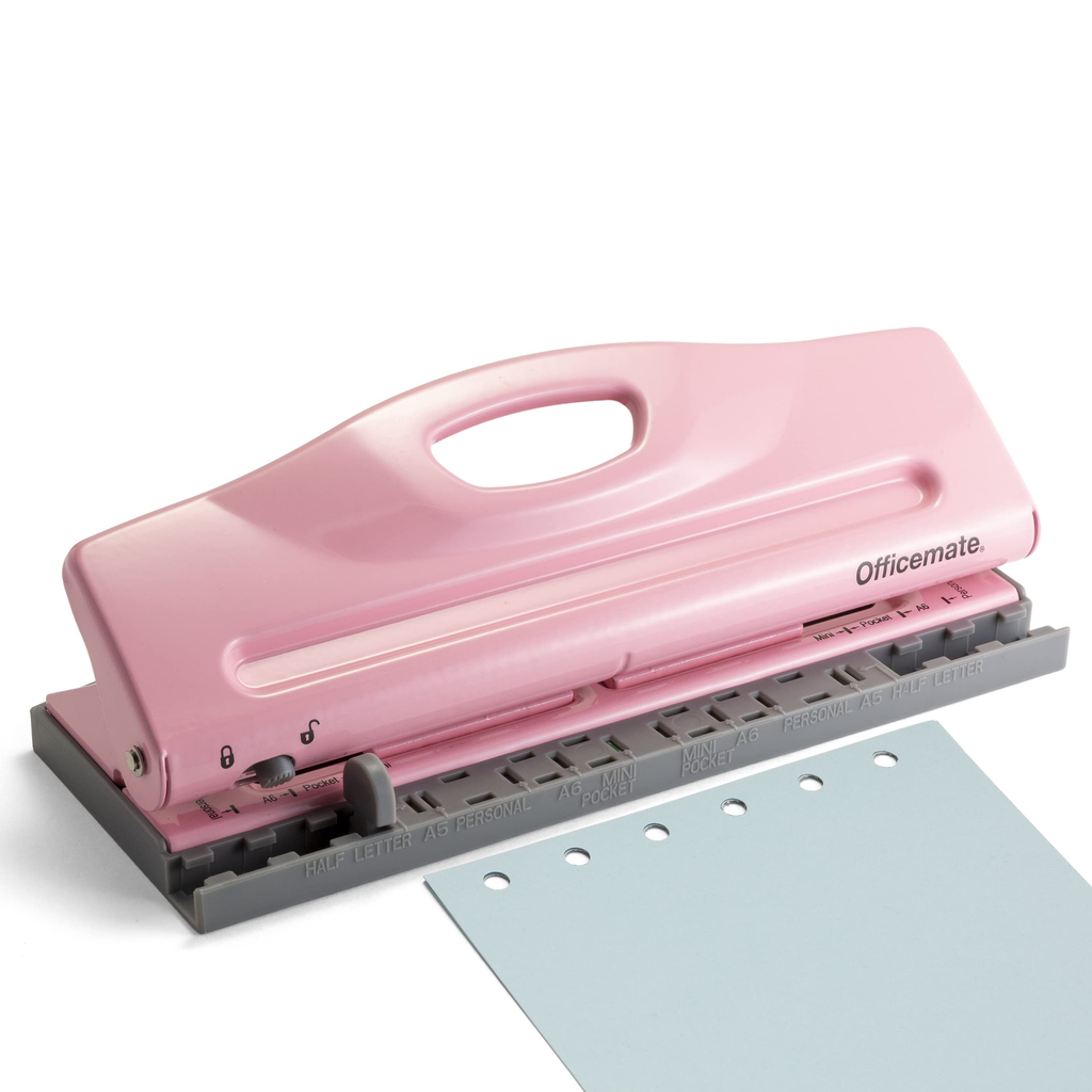 Dennis Lab Stationery Modern Hole Punch Gray