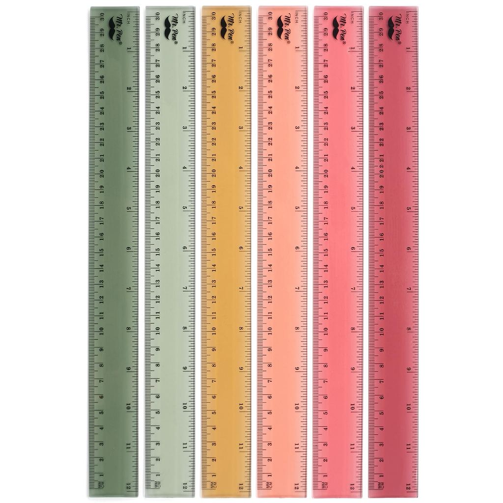 Dennis Lab Stationery Assorted Ruler Set Navy