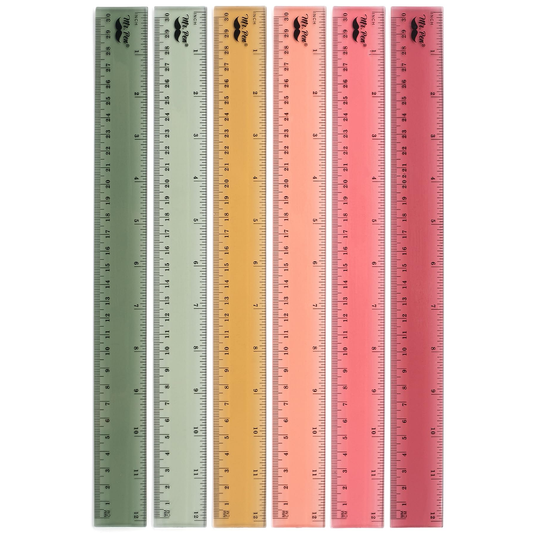 Dennis Lab Stationery Assorted Ruler Set Navy