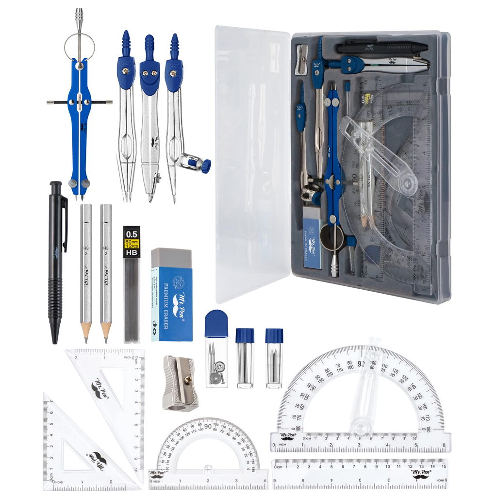 Dennis Lab Stationery Assorted Ruler Set Natural
