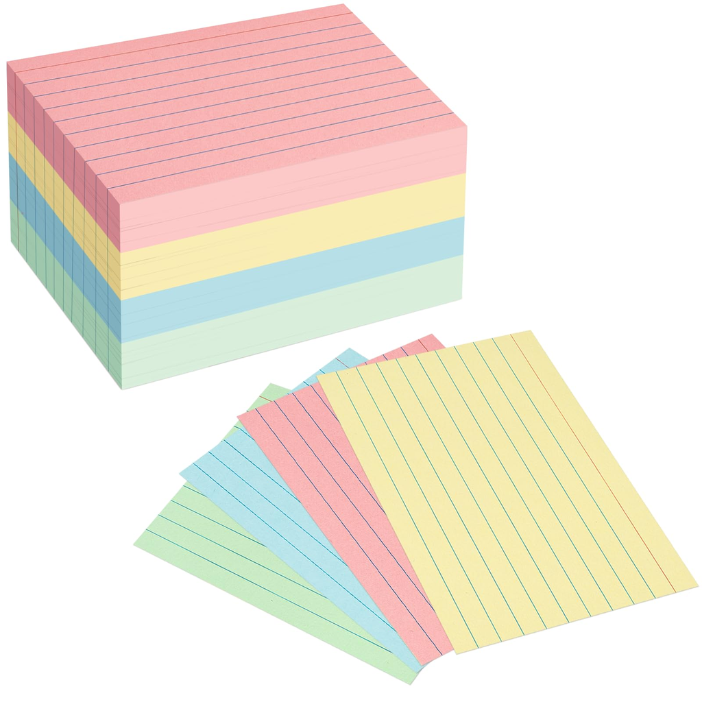 Dennis Lab Stationery Everyday Index Cards Black