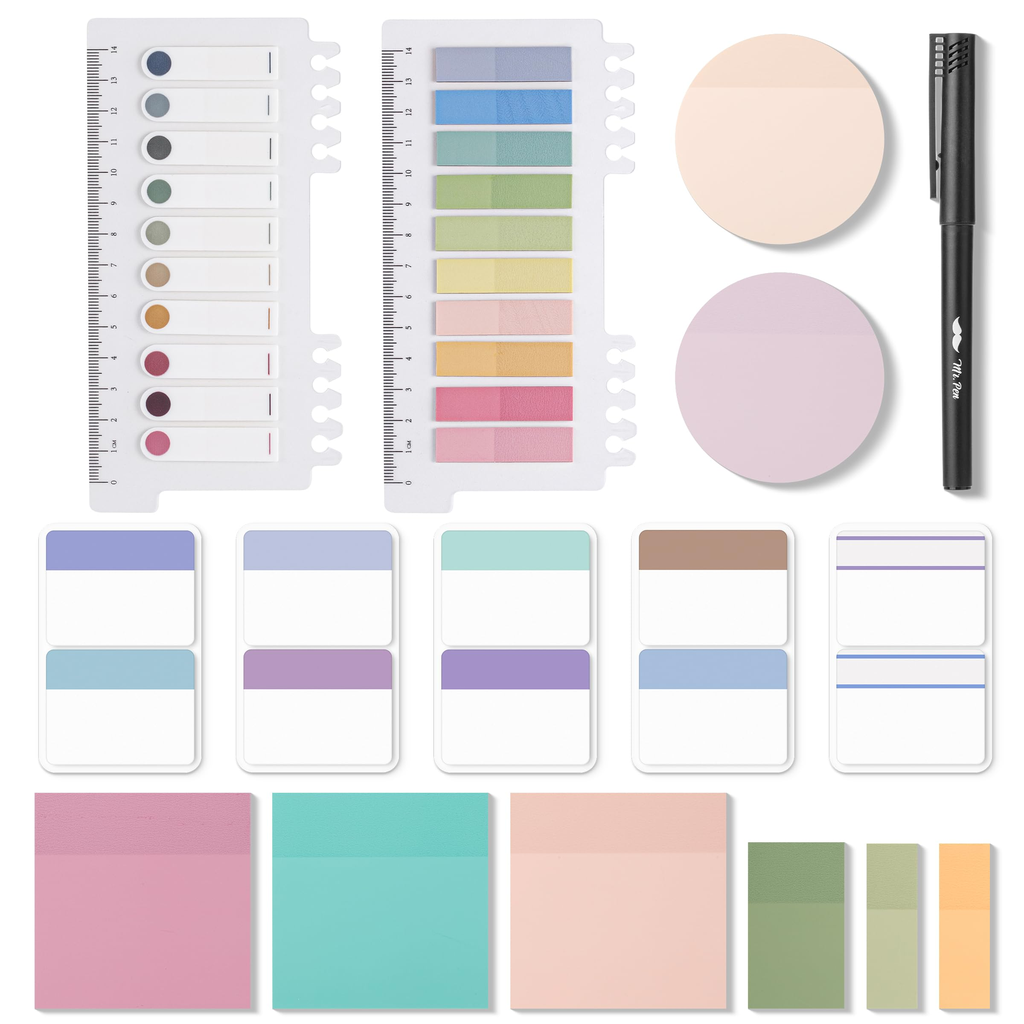 Dennis Lab Stationery Deluxe Sticky Notes White