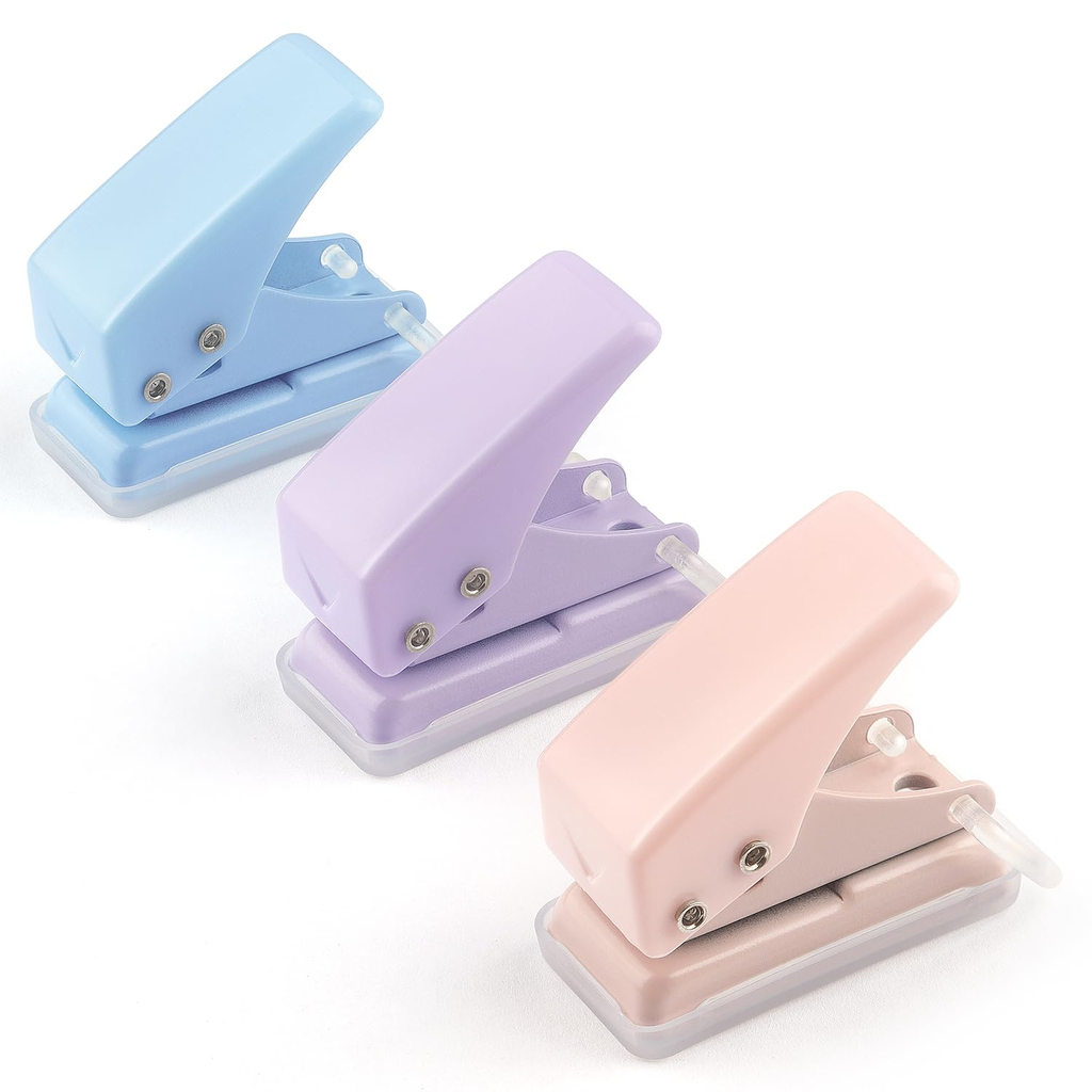 Dennis Lab Stationery Mini Hole Punch Assorted