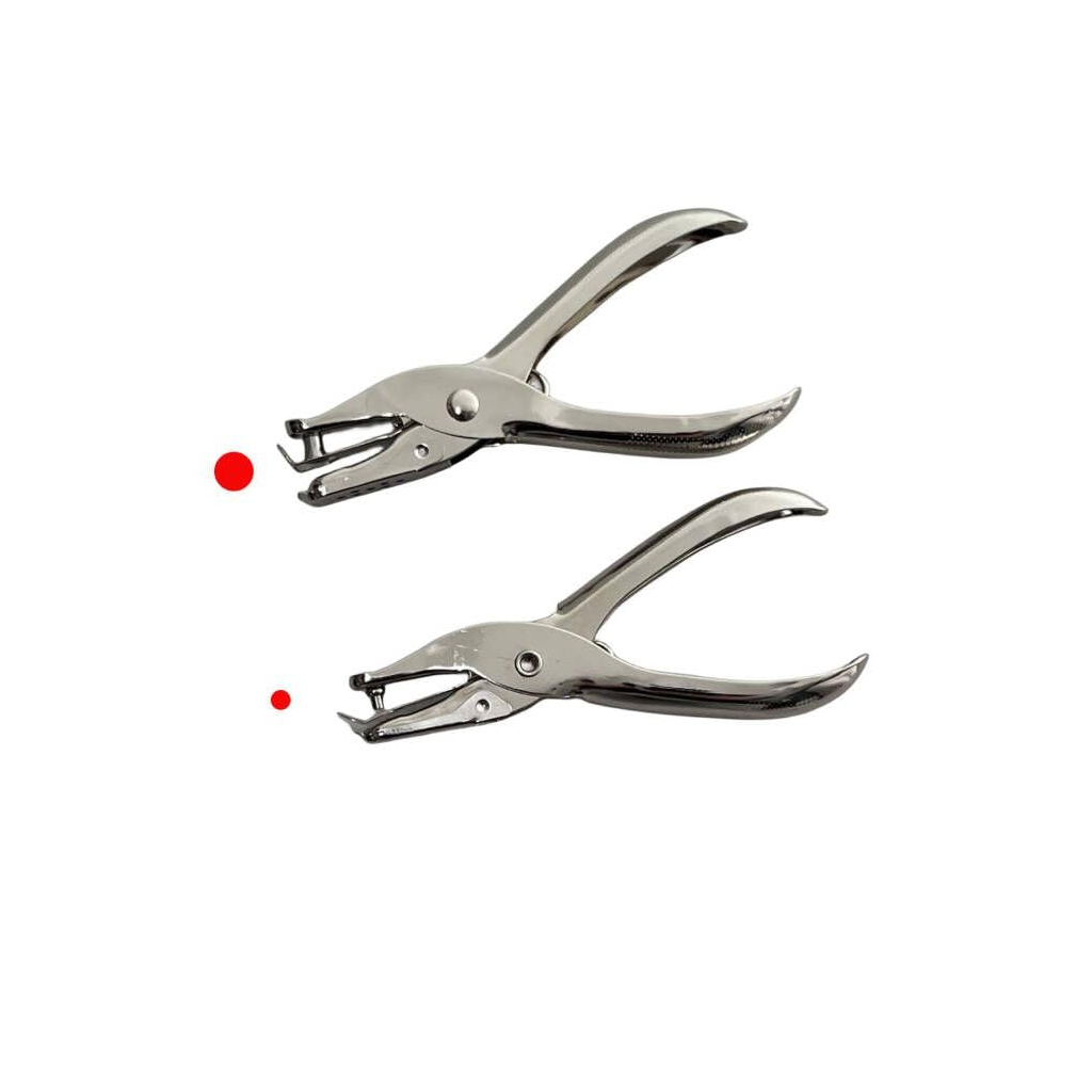 Dennis Lab Stationery Mini Hole Punch White