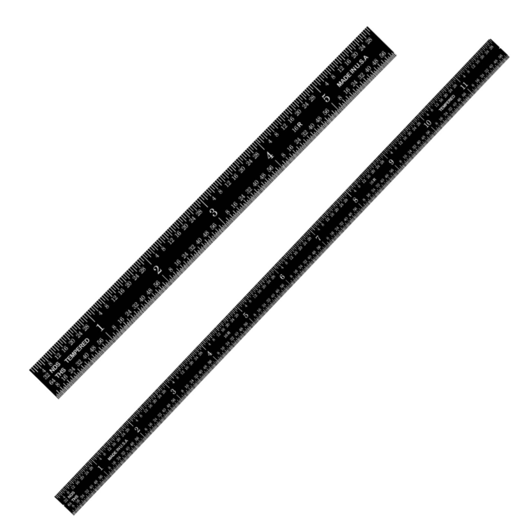 Dennis Lab Stationery Large Ruler Set Sage