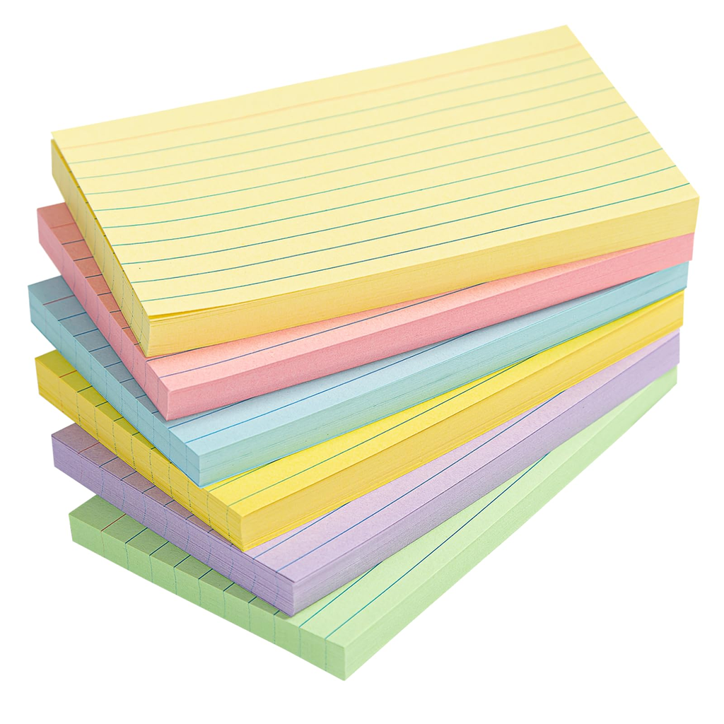 Dennis Lab Stationery Clear Index Cards Sage