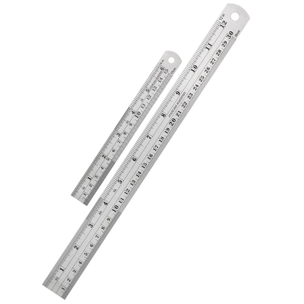 Dennis Lab Stationery Refillable Ruler Set Clear