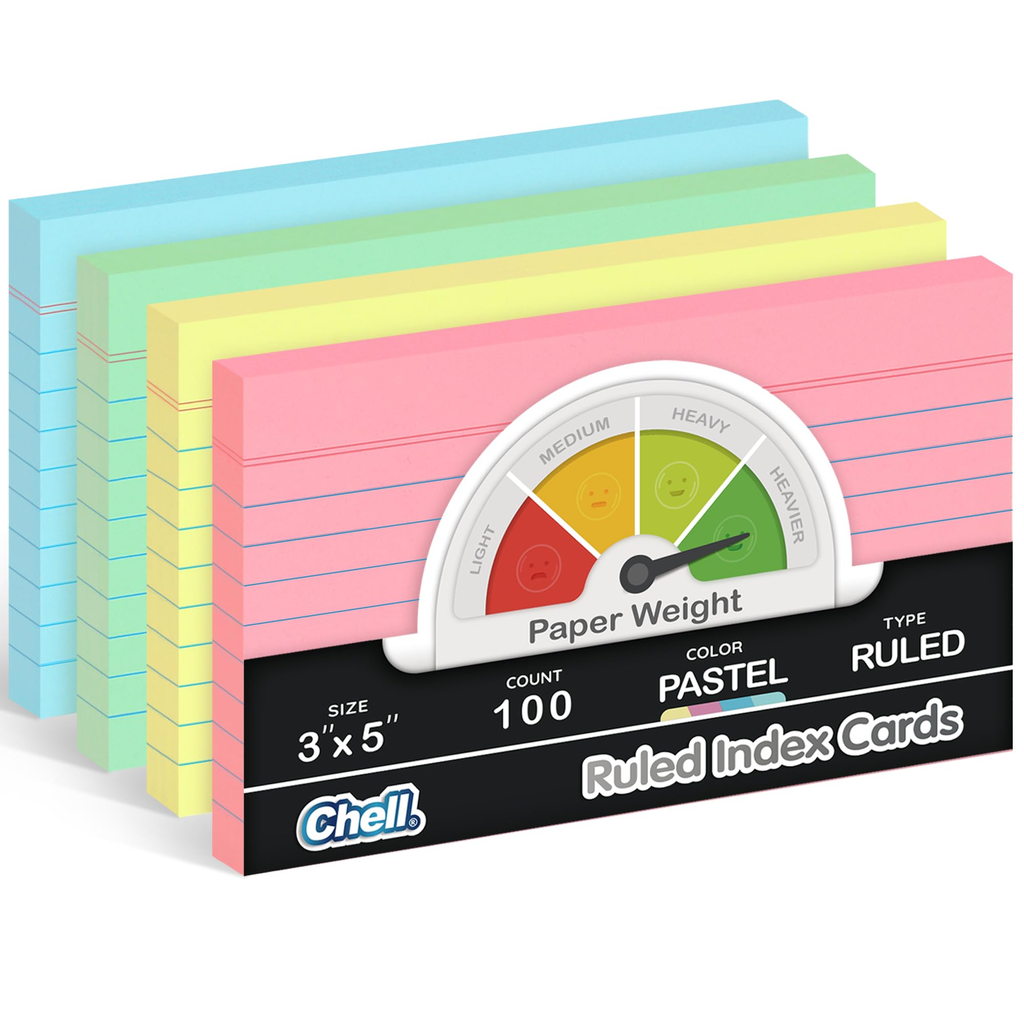 Dennis Lab Stationery Index Cards Natural