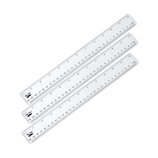 Dennis Lab Stationery Classic Ruler Set Assorted