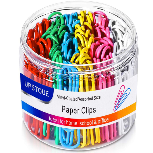 Dennis Lab Stationery Compact Paper Clips Assorted